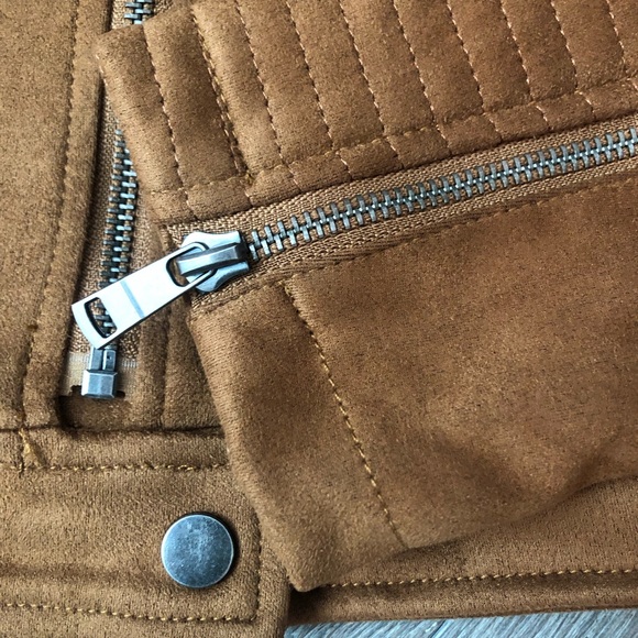 New! LA Coalition Faux suede jacket - Picture 5 of 7